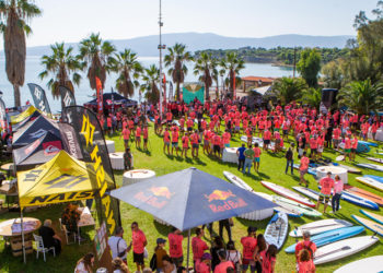 8th Corinth Canal SUP Crossing 2018