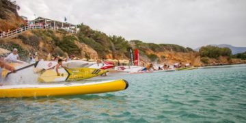 Agios Nikolaos on SUP