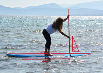 how to paddle straight