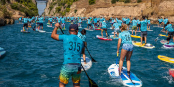 9th Corinth Canal SUP Crossing 2019