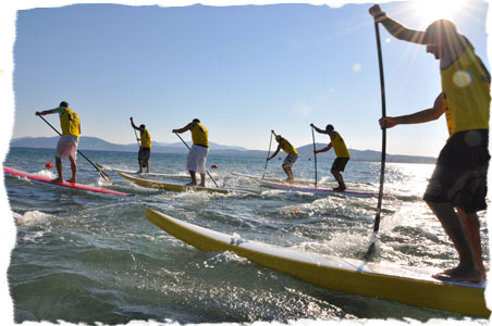 Stand Up Paddle Surfing